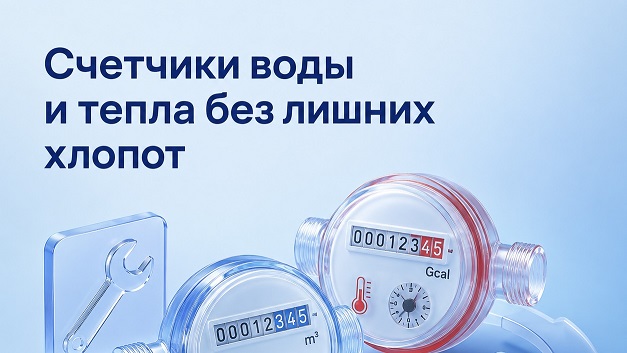 Счетчики воды и тепла без лишних хлопот: «КРЦ» помогает решить вопрос «под ключ»
