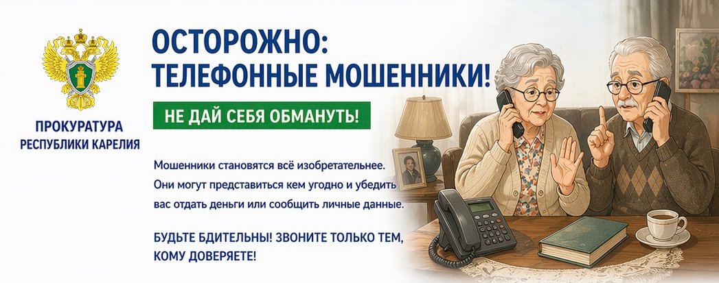 Прокуратура города Петрозаводска предупреждает!